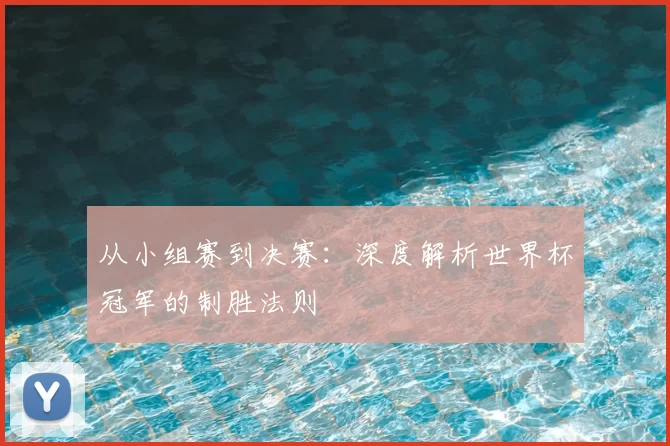 从小组赛到决赛:深度解析世界杯冠军的制胜法则