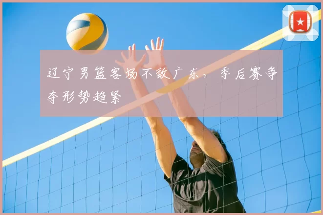 辽宁男篮客场不敌广东,季后赛争夺形势趋紧