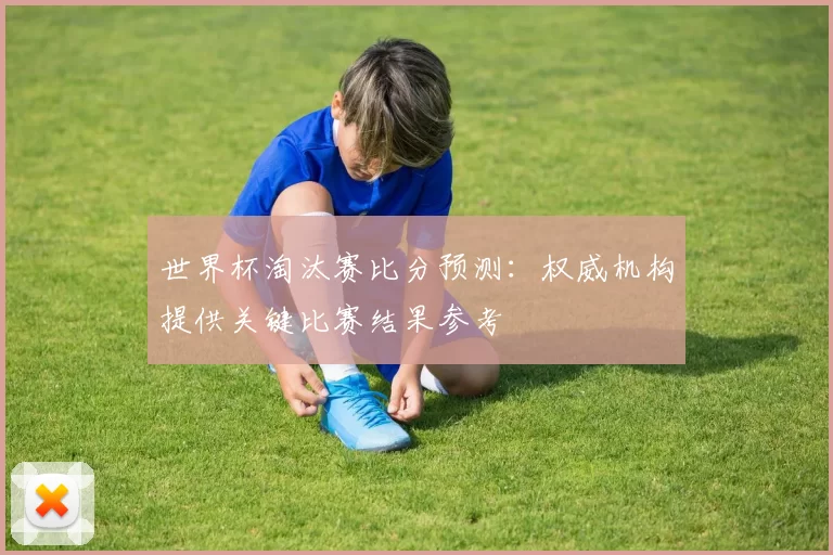 世界杯淘汰赛比分预测:权威机构提供关键比赛结果参考